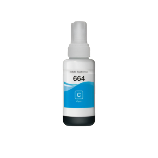 Epson 664 Cyan Ink Bottle - Image 2