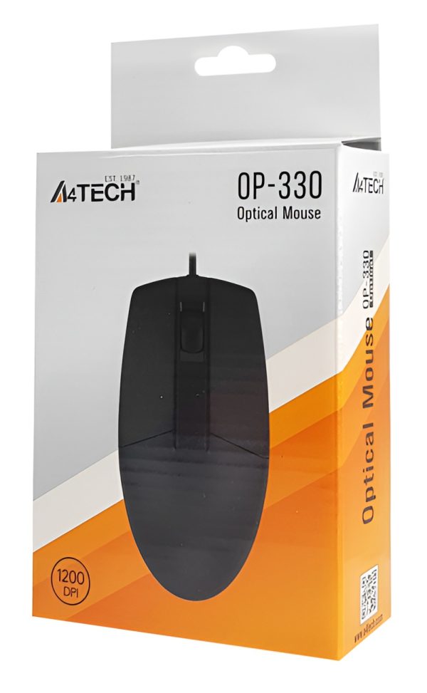 A4TECH OP-330 Wired USB Optical Mouse - Image 2