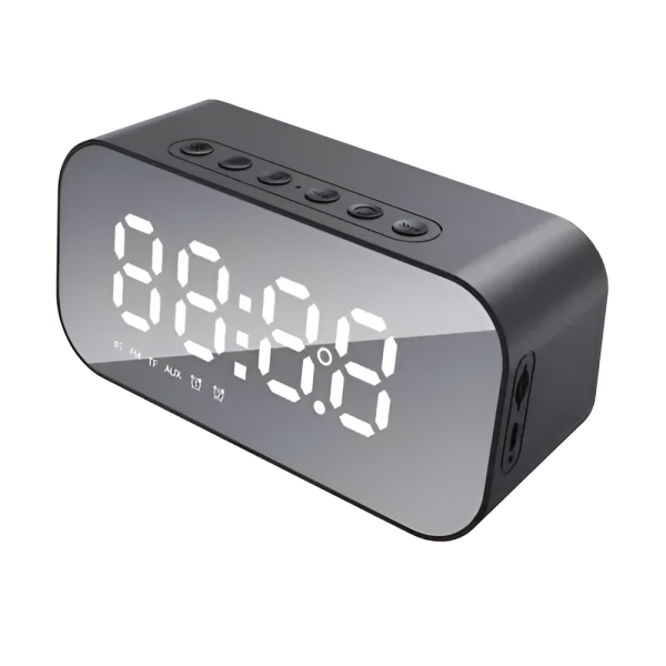 Havit M3 Alarm Clock Bluetooth Black Speaker - Image 4