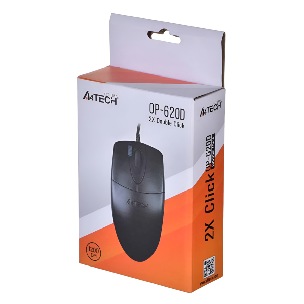 A4TECH OP-620D 2X Click Optical Mouse - Image 4