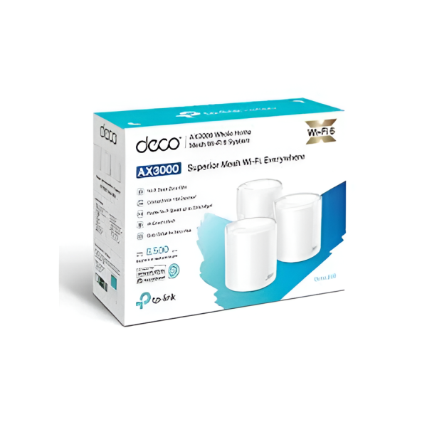 TP-Link Deco X50 AX3000 Dual Band Mesh (3-Pack) Router - Image 4