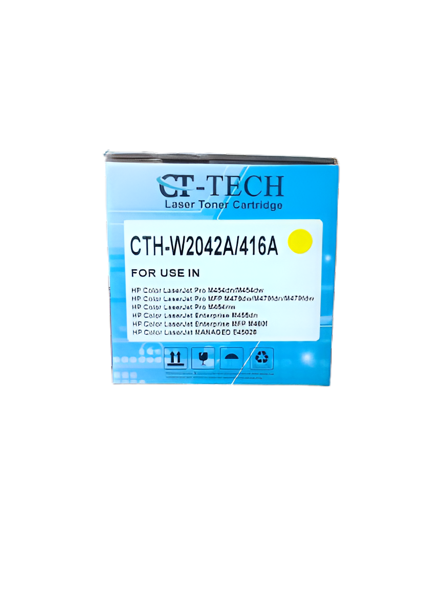 CT-Tech 416A Yellow Laserjet Toner Cartridge