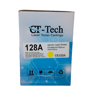 CT-Tech 128A Yellow Laserjet Toner Cartridge