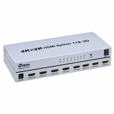 DTECH DT -7148(1 in 8 out) HDMI Female to Female Splitter